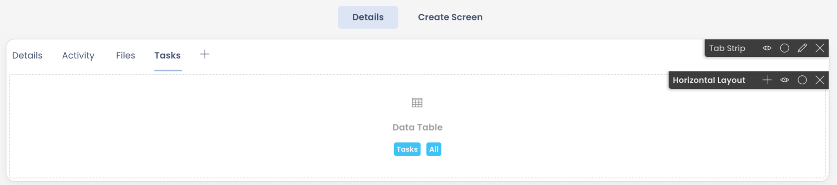 Tasks Tab Default